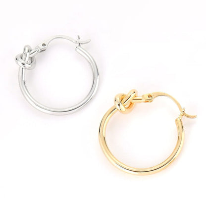 The Unique Knot Collection-Hoop Earrings (Handcrafted)