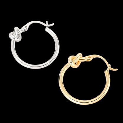 The Unique Knot Collection-Hoop Earrings (Handcrafted)