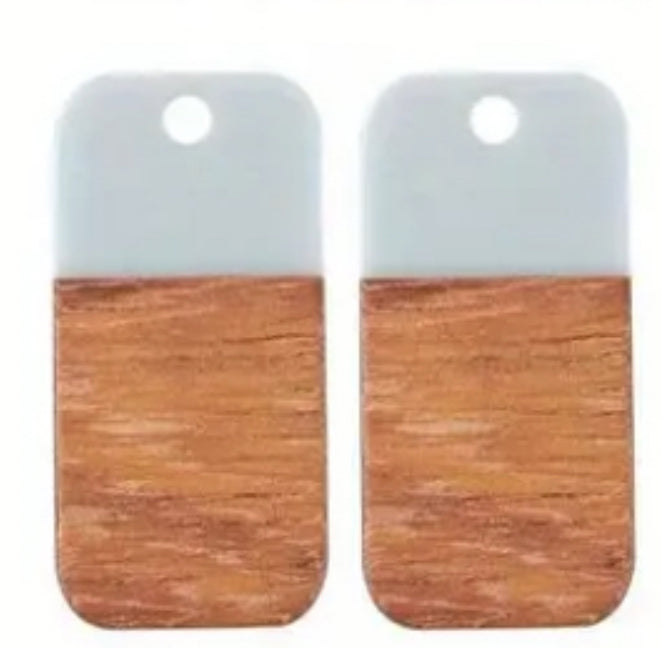 Wood/Acrylic Earrings