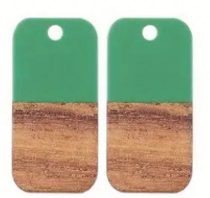 Wood/Acrylic Earrings