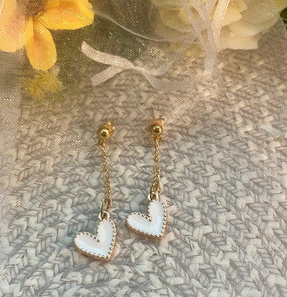 Mini Dangle Heart Earring