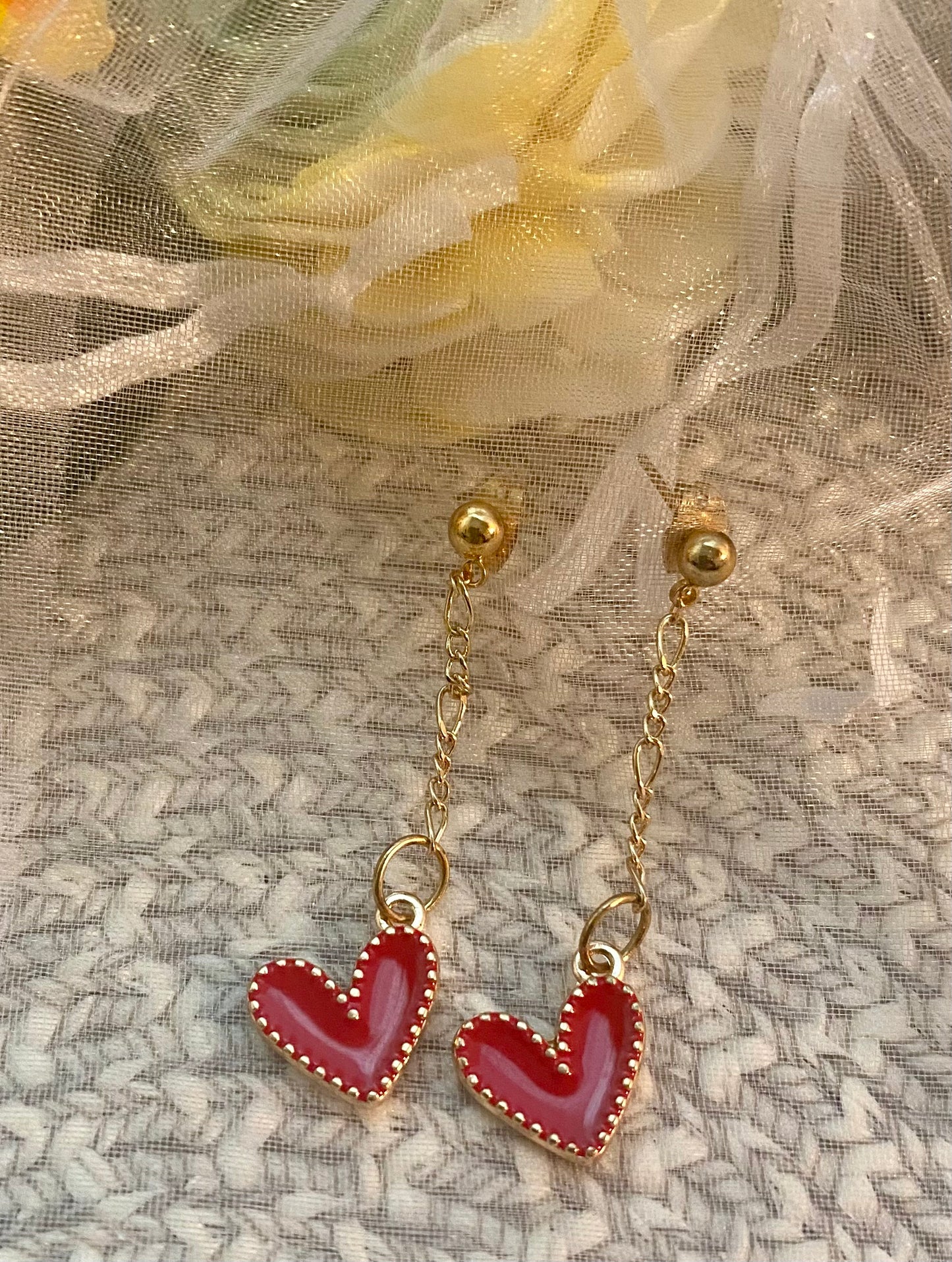 Mini Dangle Heart Earring