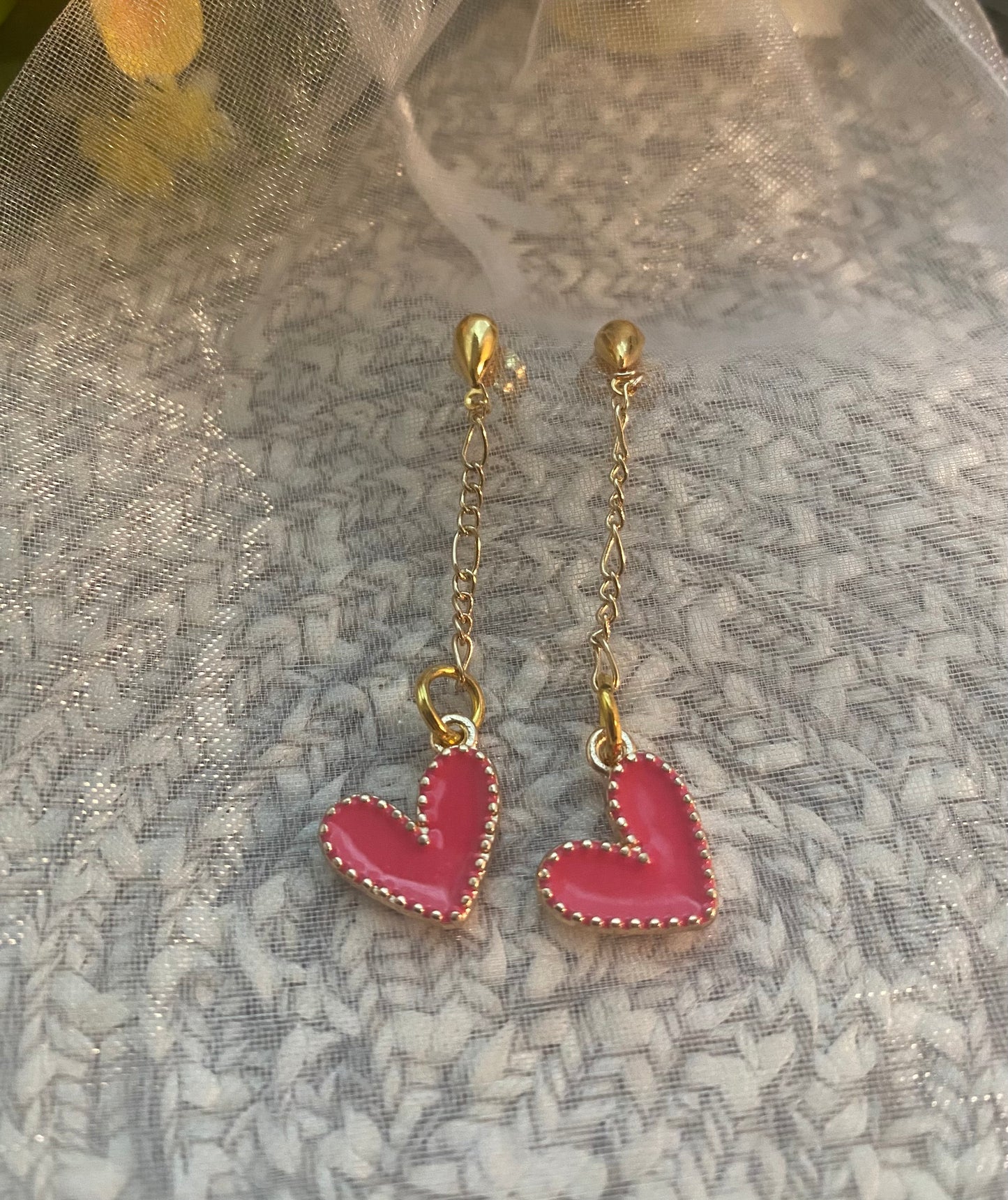 Mini Dangle Heart Earring