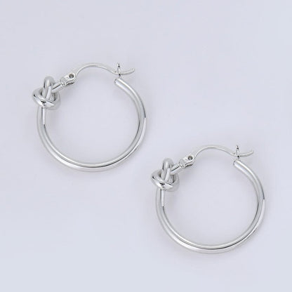 The Unique Knot Collection-Hoop Earrings (Handcrafted)