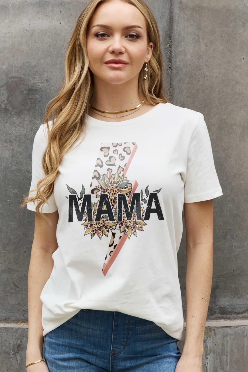 Simply Love MAMA Graphic Cotton Tee