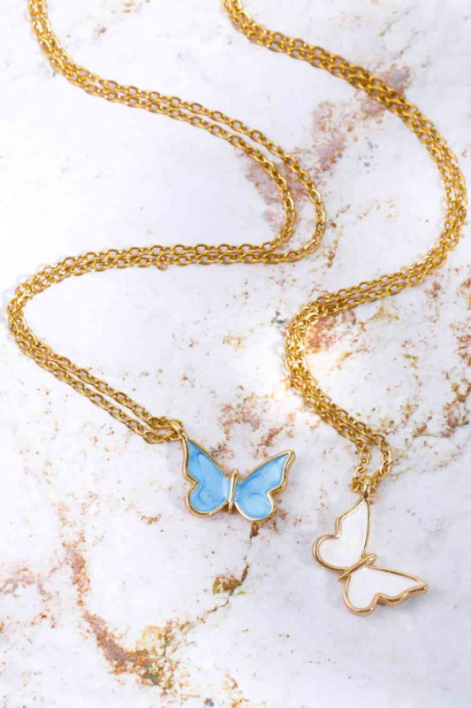 Butterfly Pendant Necklace