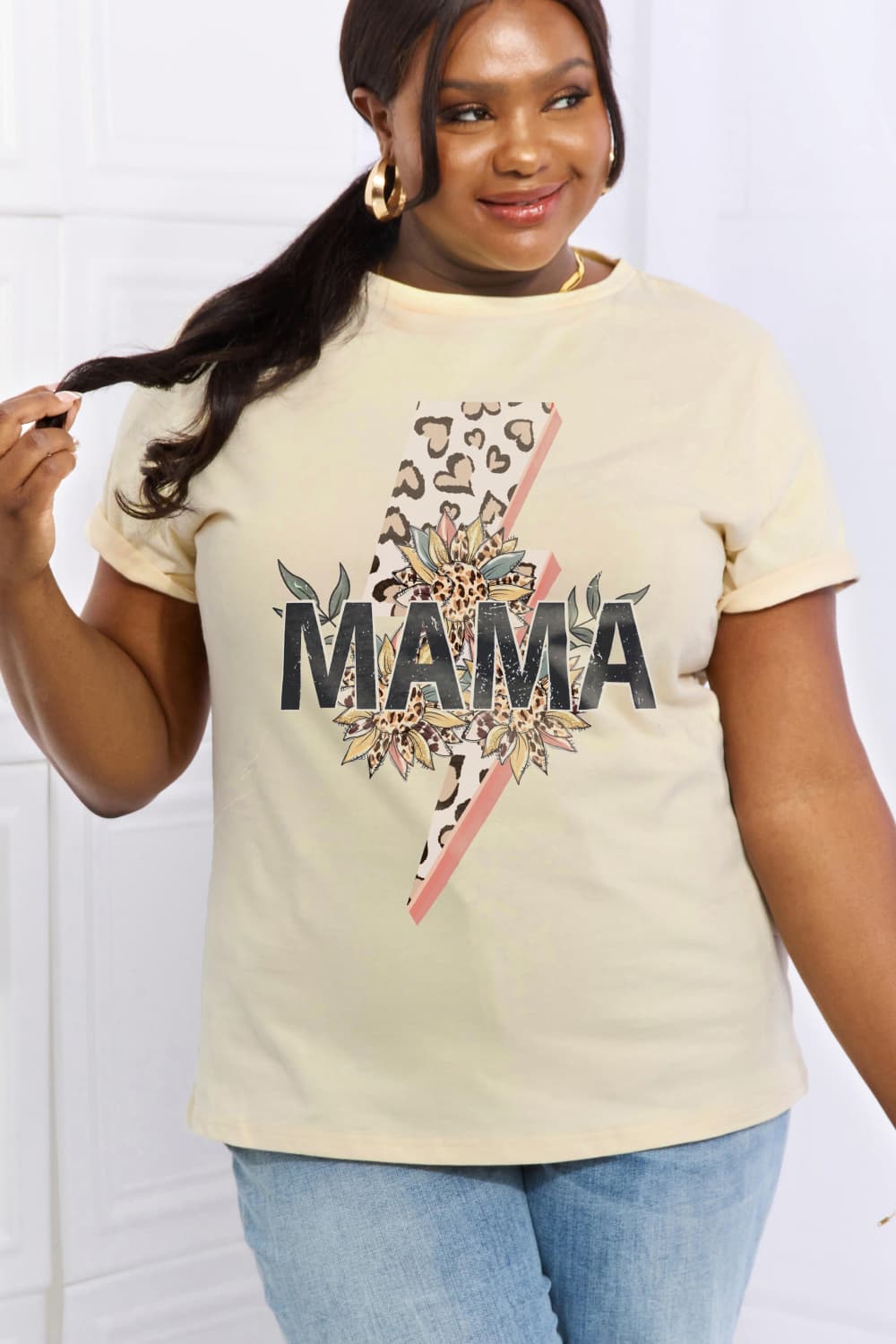 Simply Love MAMA Graphic Cotton Tee