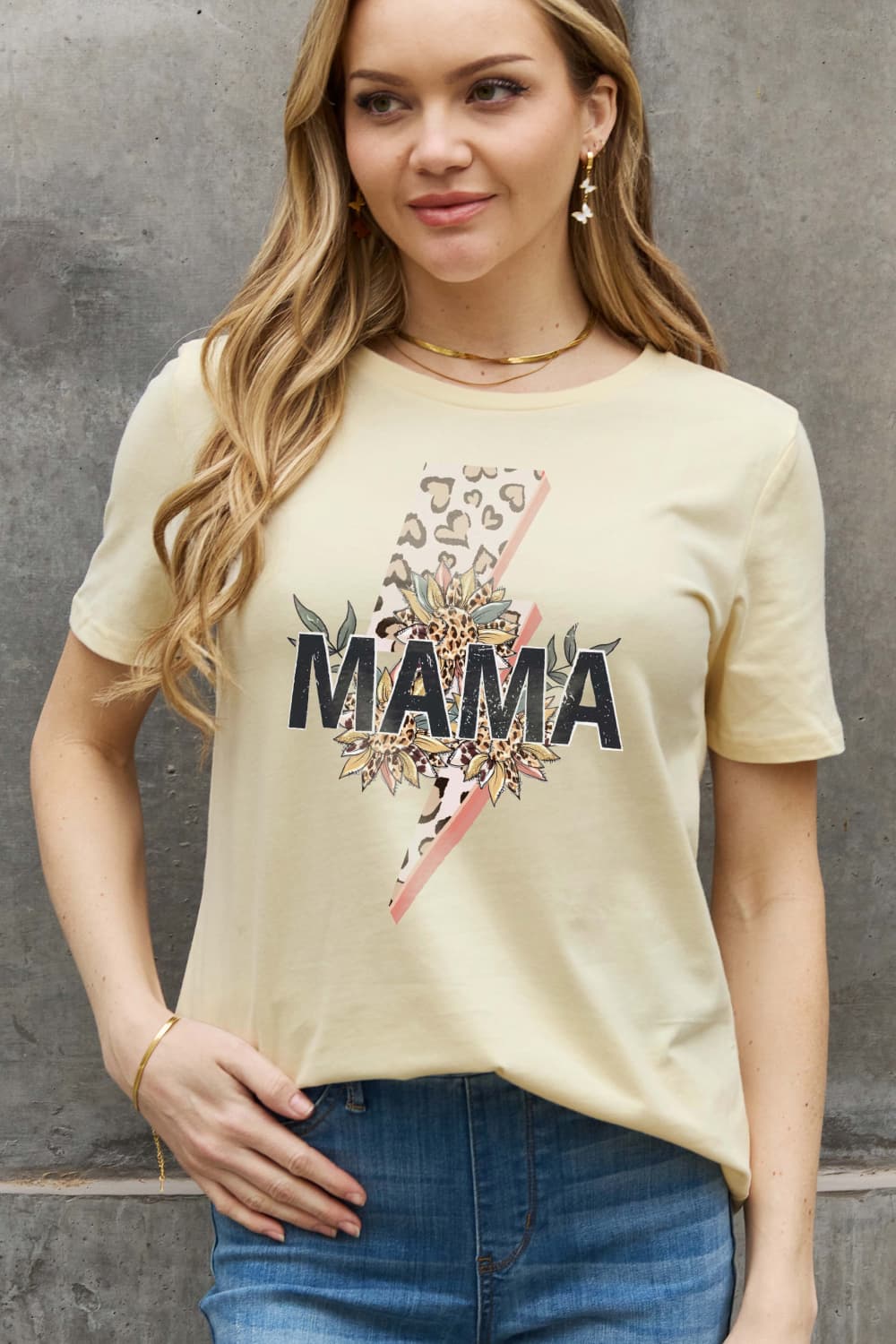 Simply Love MAMA Graphic Cotton Tee